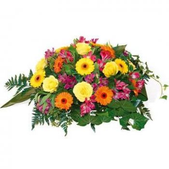 fiorista fiori di Lille- Composizione in lutto dell'universo Fiore Consegna