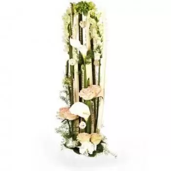 Mayotte flowers  -  Composition in Height Poetry Flower Delivery