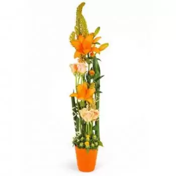fiorista fiori di Francia- Composizione altezza unica Fiore Consegna