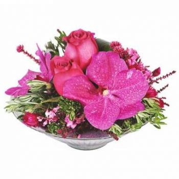 מטרות פרחים- סידור פרחים של קנדי רוז זר פרחים/סידור פרחים