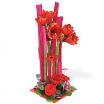 fiorista fiori di Abbeville- Composizione floreale tonica Fiore Consegna