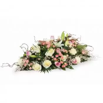 fiorista fiori di Pau- Composizione per una sepoltura equinoziale Fiore Consegna