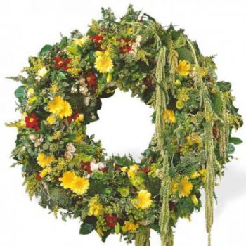 Lille flowers  -  Starry Sky Mourning Wreath Flower Bouquet/Arrangement