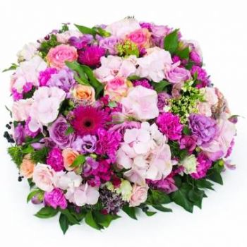 Reunion flowers  -  Epidaurus English Mourning Cushion Flower Delivery