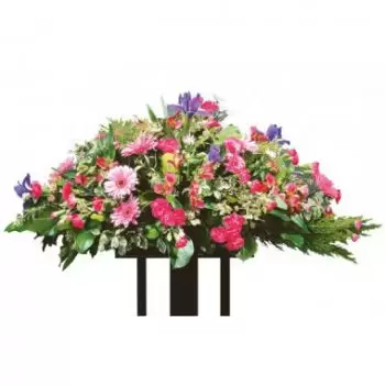 La Besiddelse online Blomsterhandler - Sørgende blomster Solhverv Buket