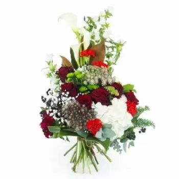 fiorista fiori di bordò- Corona di fiori a mano Hermès Bouquet floreale